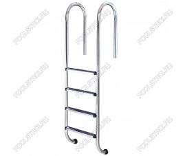 Лестница Flexinox WALL 4 ступ. AISI-304, для узкого борта