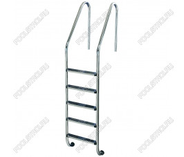 Лестница Flexinox STANDARD 5 ст AISI-316, для широкого борта Лестница Flexinox STANDARD 5 ст AISI-316, для широкого борта