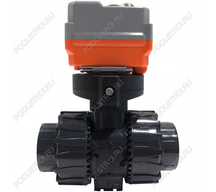 Кран шаровый Aquaviva с электроприводом PTFE/EPDM On-off type d40 AC24V