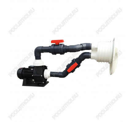 Противоток AquaViva WTB400T Kit (380V, LED, 80m3, 4kW, 5,5HP) вал AISI 316